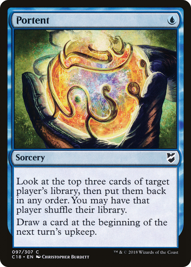 Image of Portent (C18-097) - Commander 2018