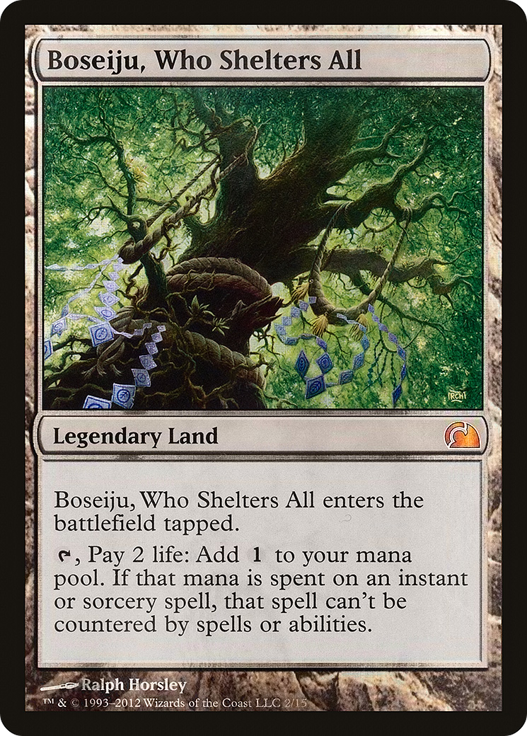 Image of Boseiju, Who Shelters All (V12-002) - From the Vault: Realms Foil