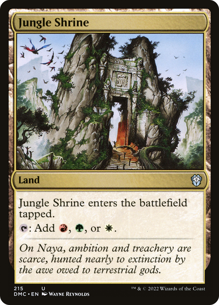 Image of Jungle Shrine (DMC-215) - Dominaria United Commander