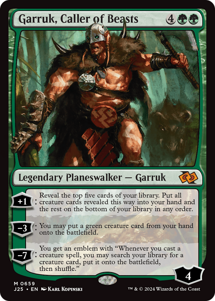 Image of Garruk, Caller of Beasts (J25-659) - Foundations Jumpstart