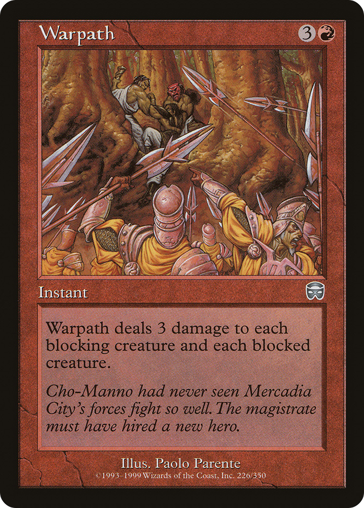 Image of Warpath (MMQ-226) - Mercadian Masques