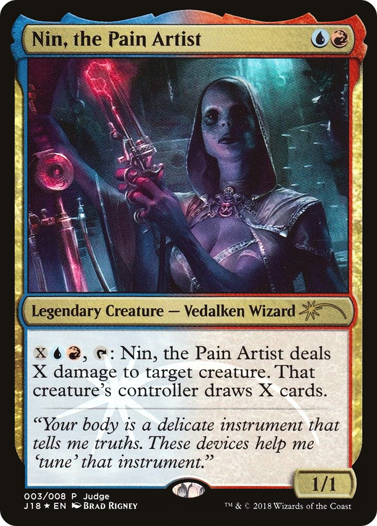 Image of Nin, the Pain Artist (JDG-003) - Judge Gift Cards 2018 Foil
