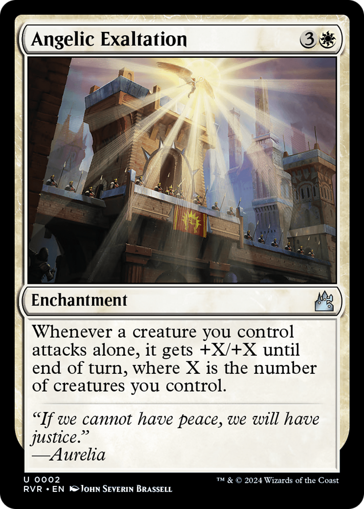 Image of Angelic Exaltation (RVR-002) - Ravnica Remastered Foil