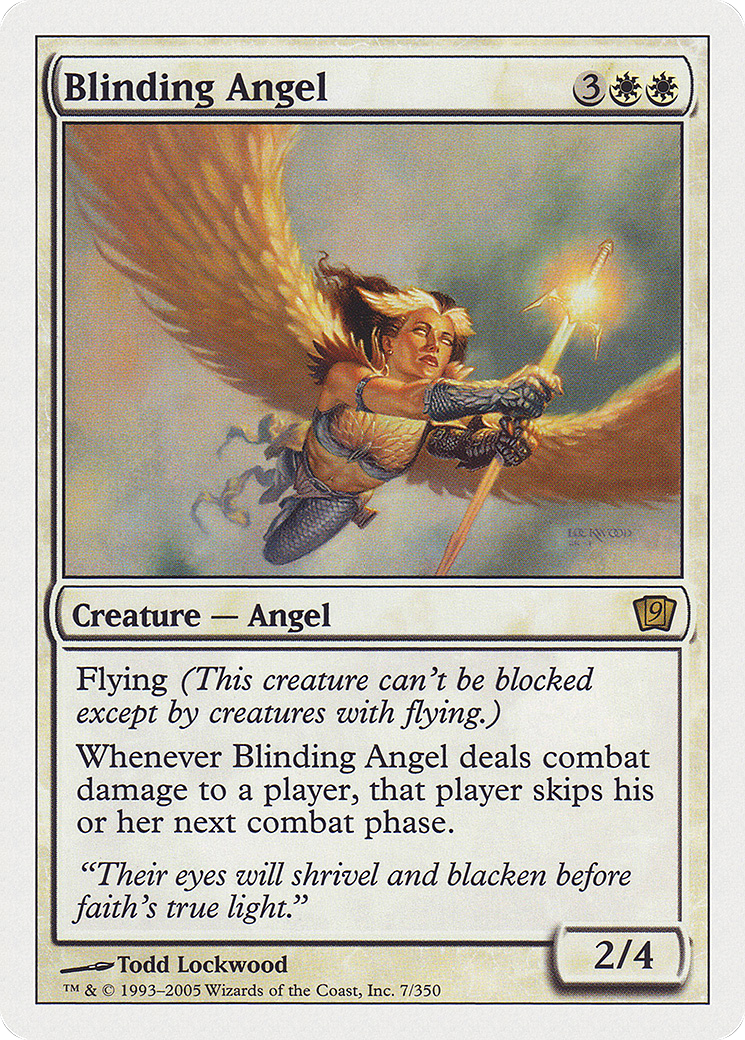 Image of Blinding Angel (9ED-07★) - 9th Edition