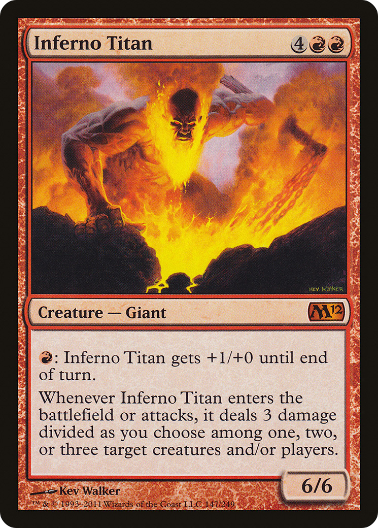 Image of Inferno Titan (M12-147) - Magic 2012 Foil