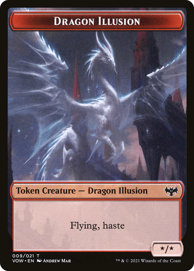 Image of Dragon Illusion (TVOW-009) - Innistrad: Crimson Vow Tokens