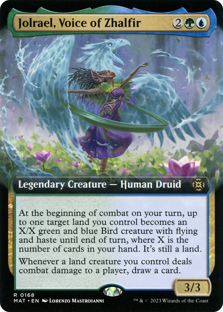 Image of Jolrael, Voice of Zhalfir (Extended Art) (MAT-168) - March of the Machine: The Aftermath: (Extended Art) Foil