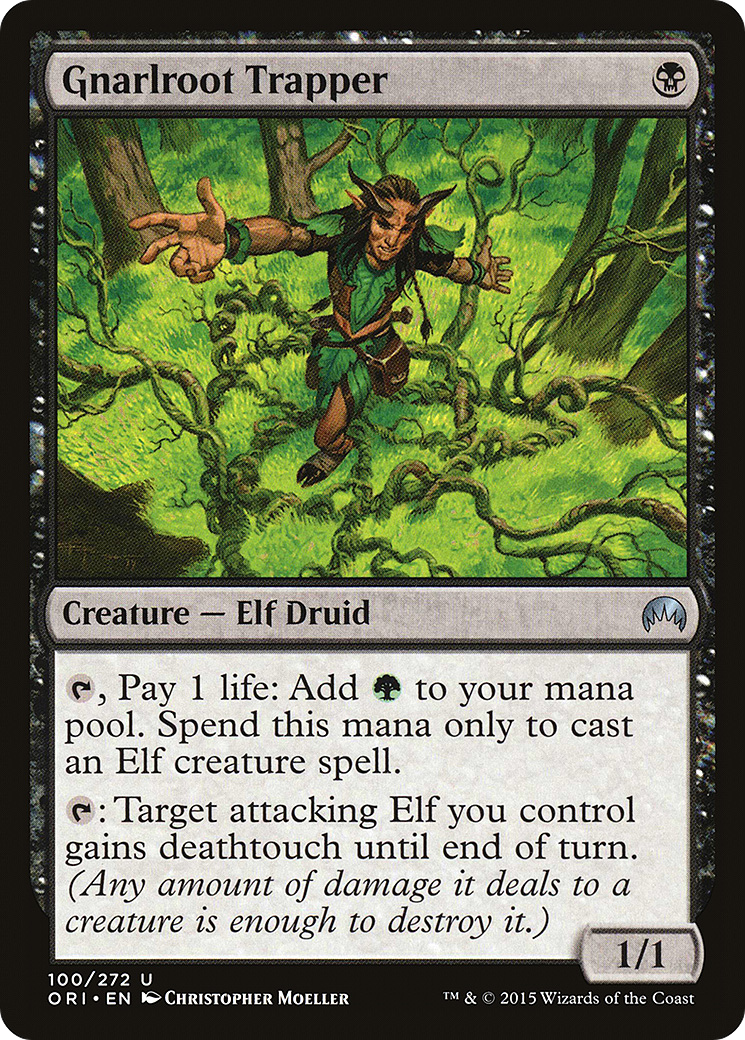 Image of Gnarlroot Trapper (ORI-100) - Magic Origins Foil