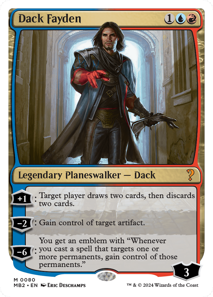 Image of Dack Fayden (White Border) (MB2-080) - Mystery Booster 2