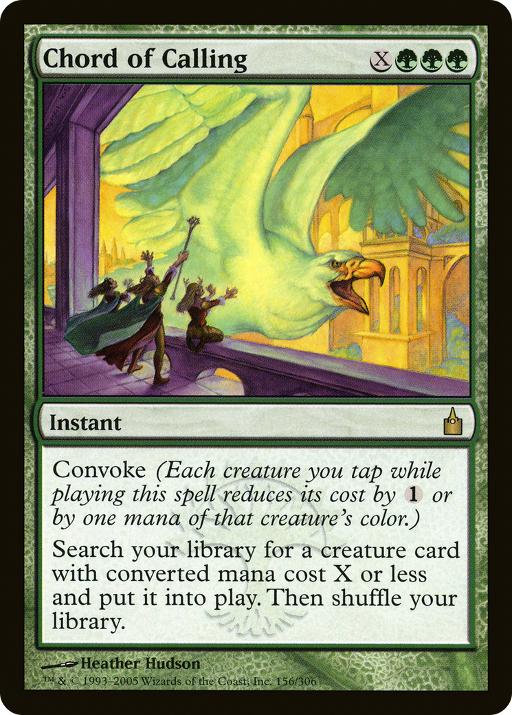 Image of Chord of Calling (RAV-156) - Ravnica: City of Guilds Foil