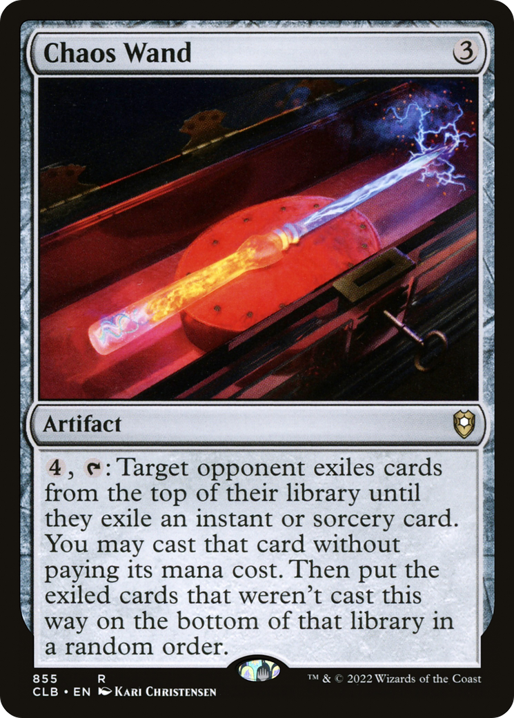 Image of Chaos Wand (CLB-855) - Commander Legends: Battle for Baldur's Gate