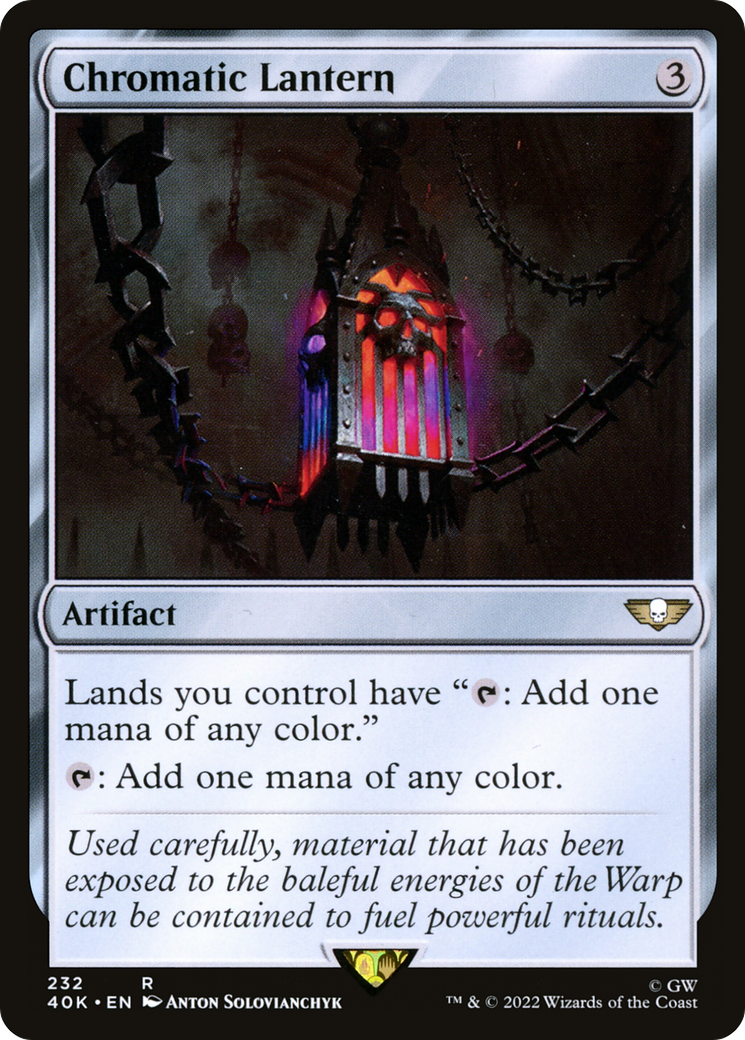 Image of Chromatic Lantern (40K-232) - Warhammer 40,000 Commander