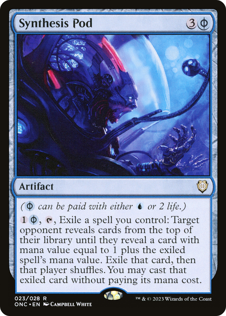 Image of Synthesis Pod (ONC-023) - Phyrexia: All Will Be One Commander Foil