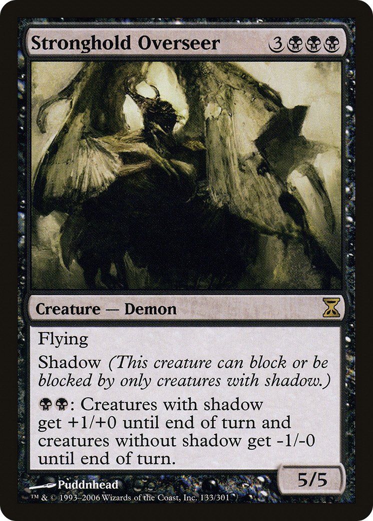 Image of Stronghold Overseer (TSP-133) - Time Spiral Foil