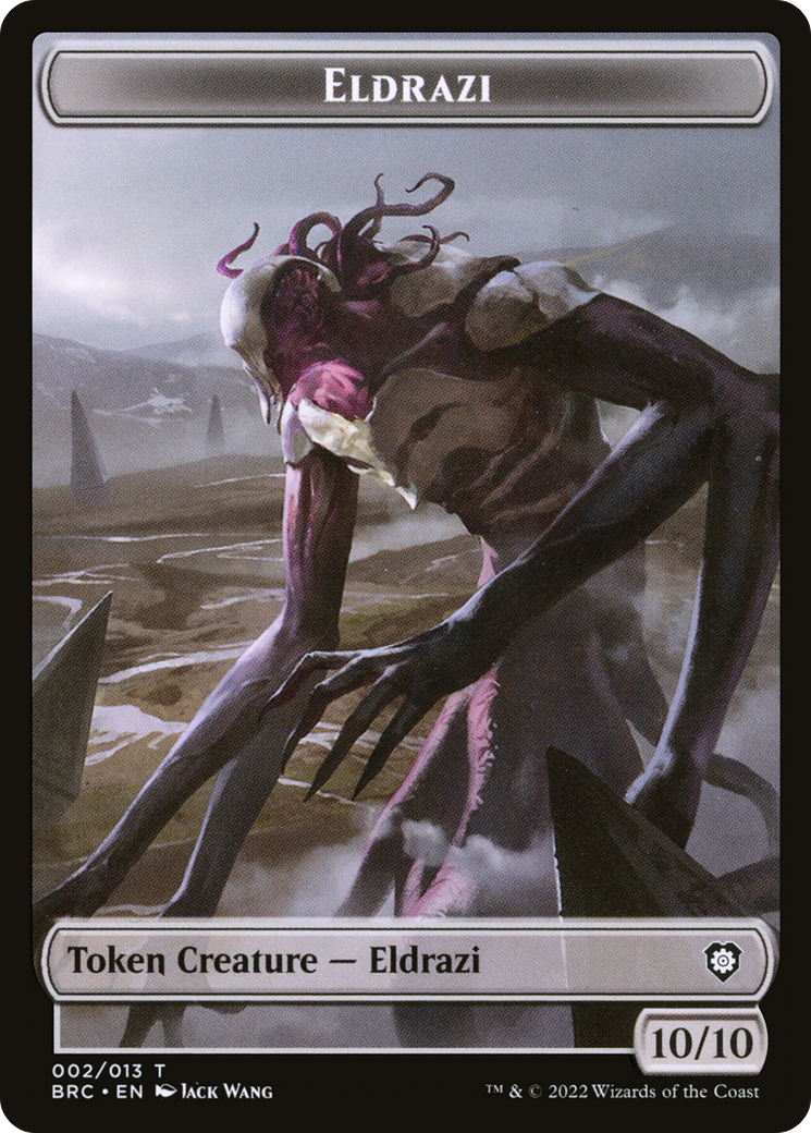 Image of Eldrazi (TBRC-002) - The Brothers' War Commander Tokens Foil