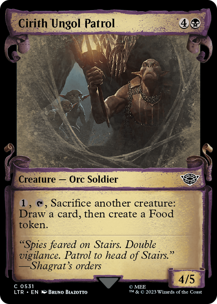 Image of Cirith Ungol Patrol (Showcase Scrolls) (LTR-531) - The Lord of the Rings: Tales of Middle-earth: (Showcase)