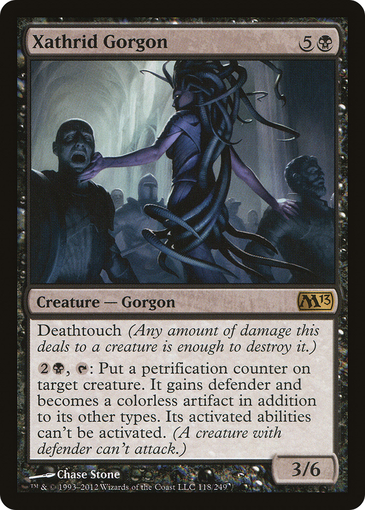 Image of Xathrid Gorgon (M13-118) - Magic 2013 Foil