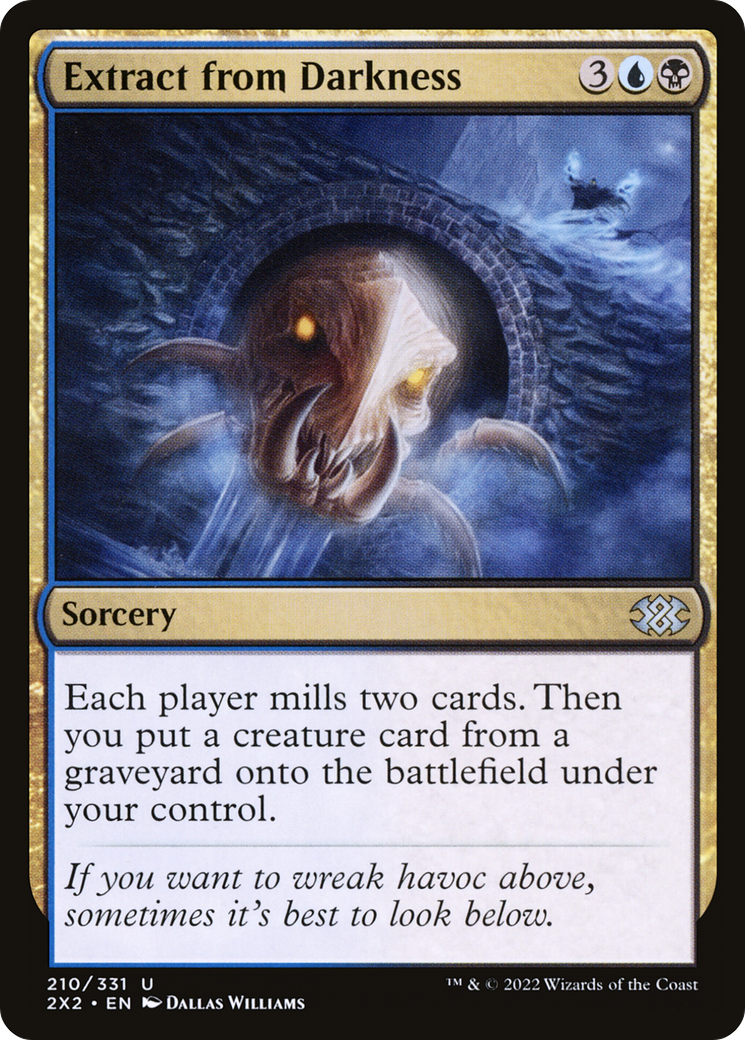 Image of Extract from Darkness (2X2-210) - Double Masters 2022 Foil