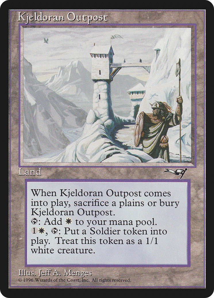 Image of Kjeldoran Outpost (ALL-184) - Alliances