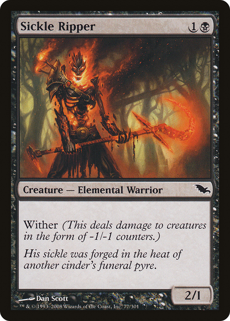 Image of Sickle Ripper (SHM-077) - Shadowmoor Foil