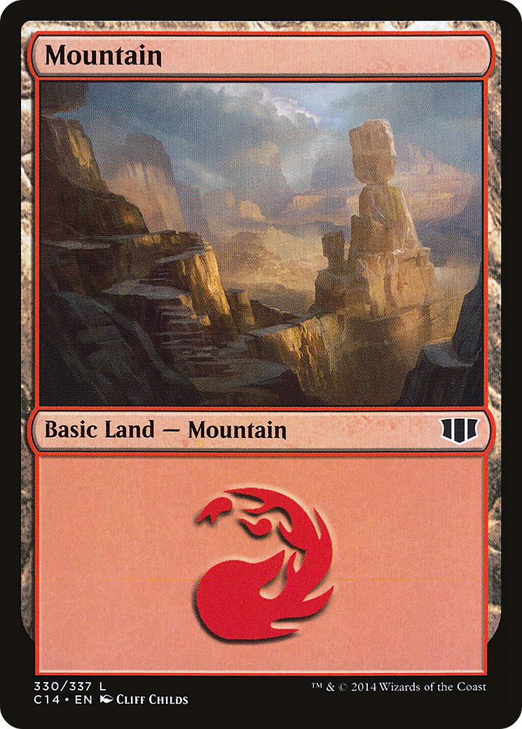 Image of Mountain (330) (C14-330) - Commander 2014
