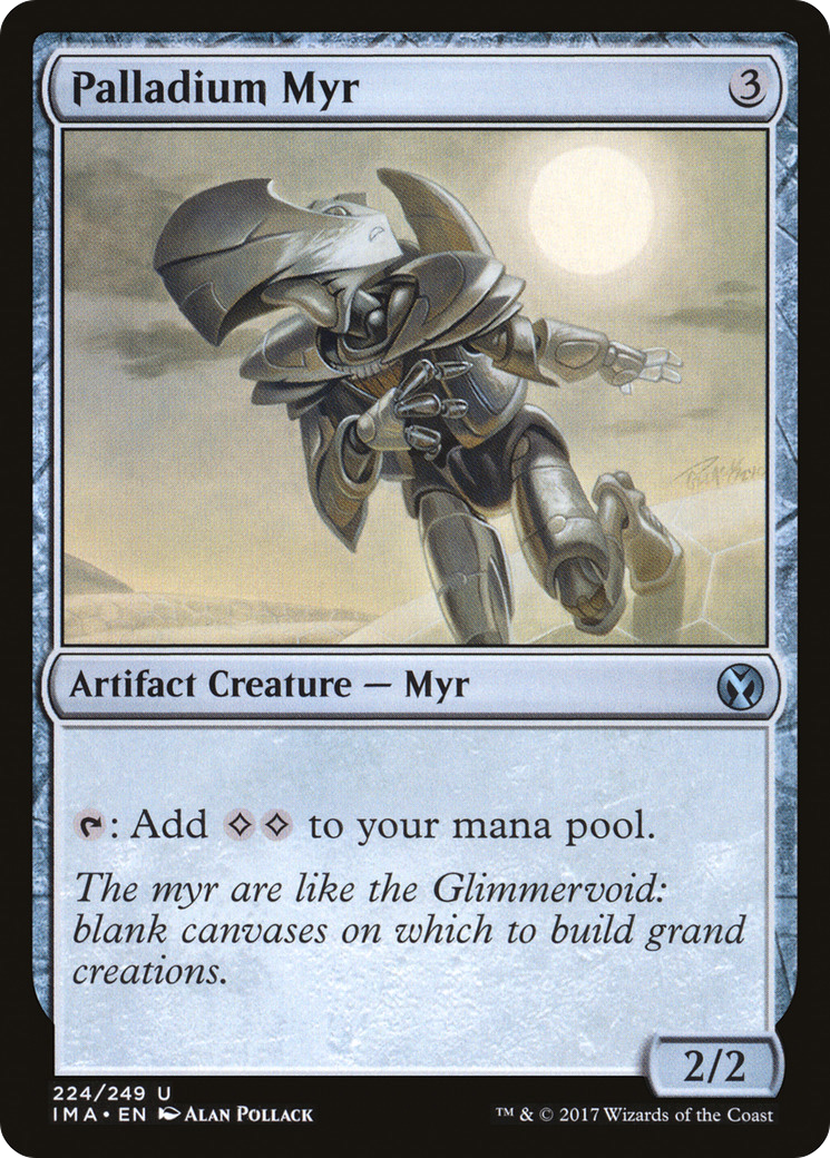 Image of Palladium Myr (IMA-224) - Iconic Masters Foil