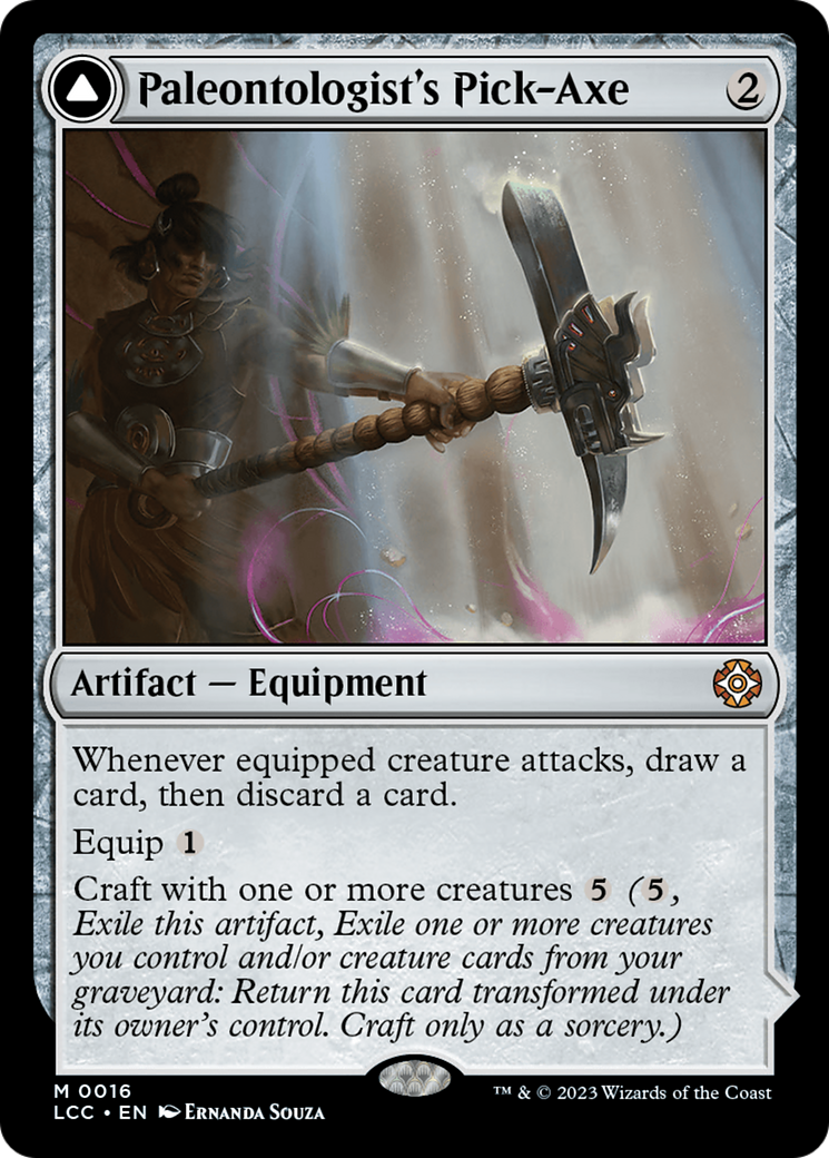 Image of Paleontologist's Pick-Axe (LCC-016) - The Lost Caverns of Ixalan Commander