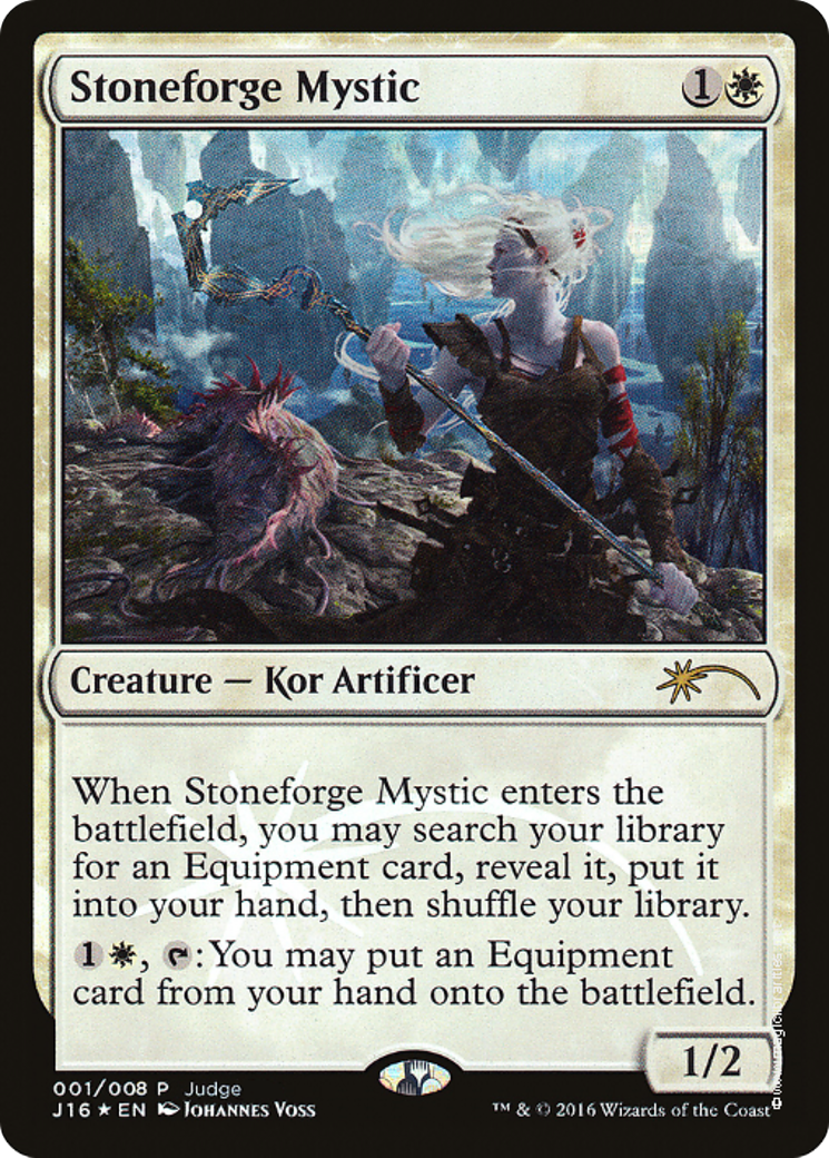 Image of Stoneforge Mystic (JDG-001) - Judge Gift Cards 2016 Foil