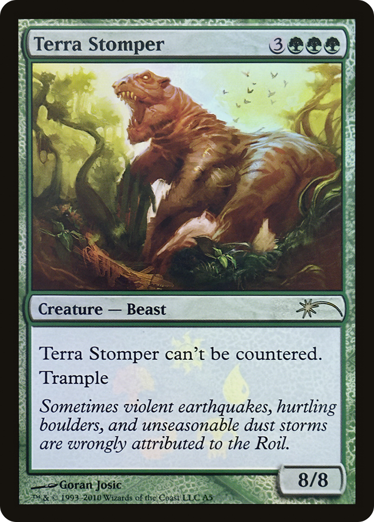 Image of Terra Stomper (MEDIA-0A5) - Zendikar Promos Foil