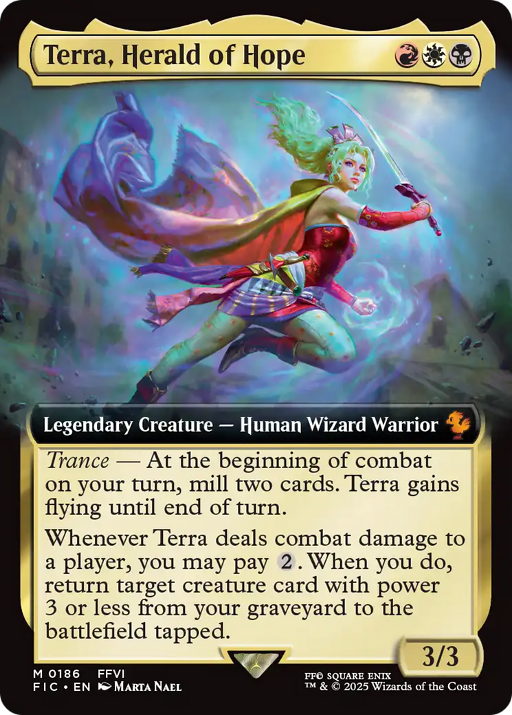 Image of Terra, Herald of Hope (Extended Art) (FIC-186) - Commander: FINAL FANTASY: (Extended Art)