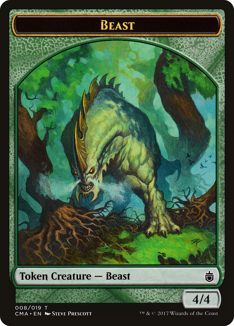 Image of Beast Token (008) (CMA-008) - Commander Anthology Tokens