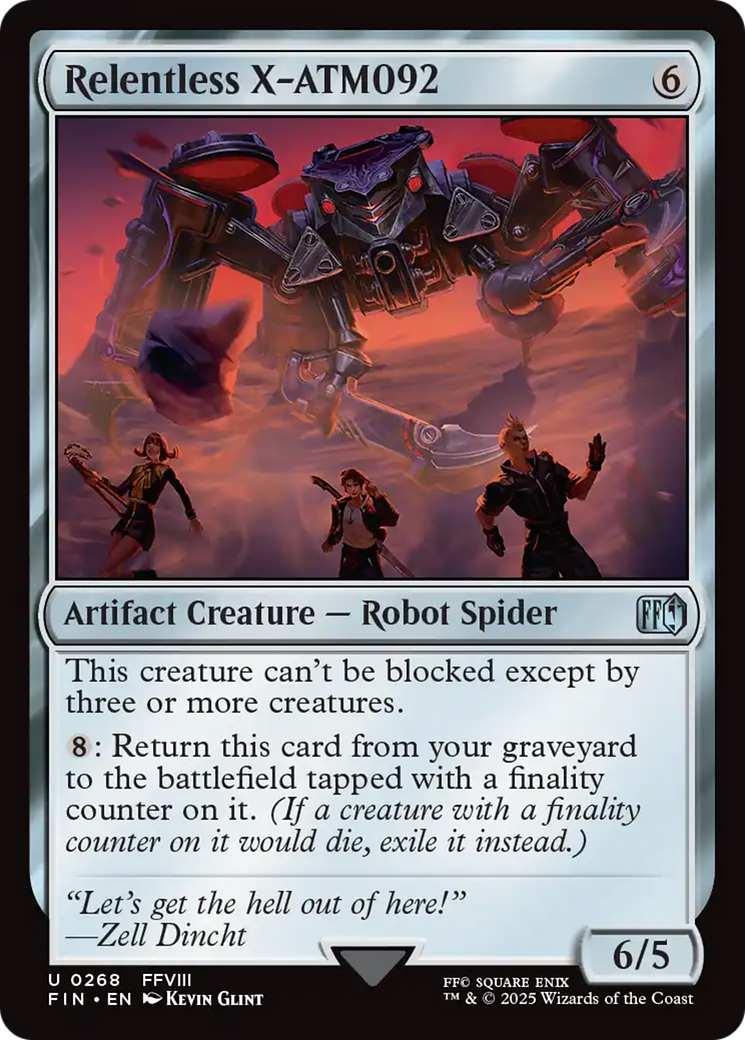 Image of Relentless X-ATM092 (FIN-268) - FINAL FANTASY