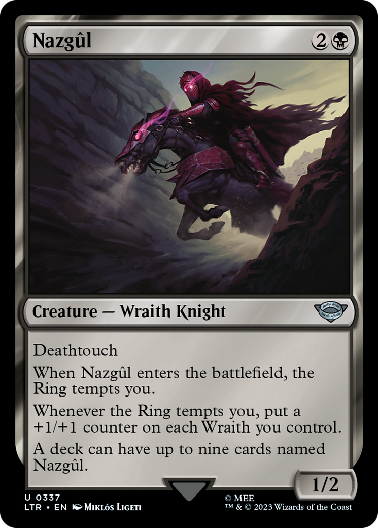 Image of Nazgul (0337) (LTR-337) - The Lord of the Rings: Tales of Middle-earth Foil