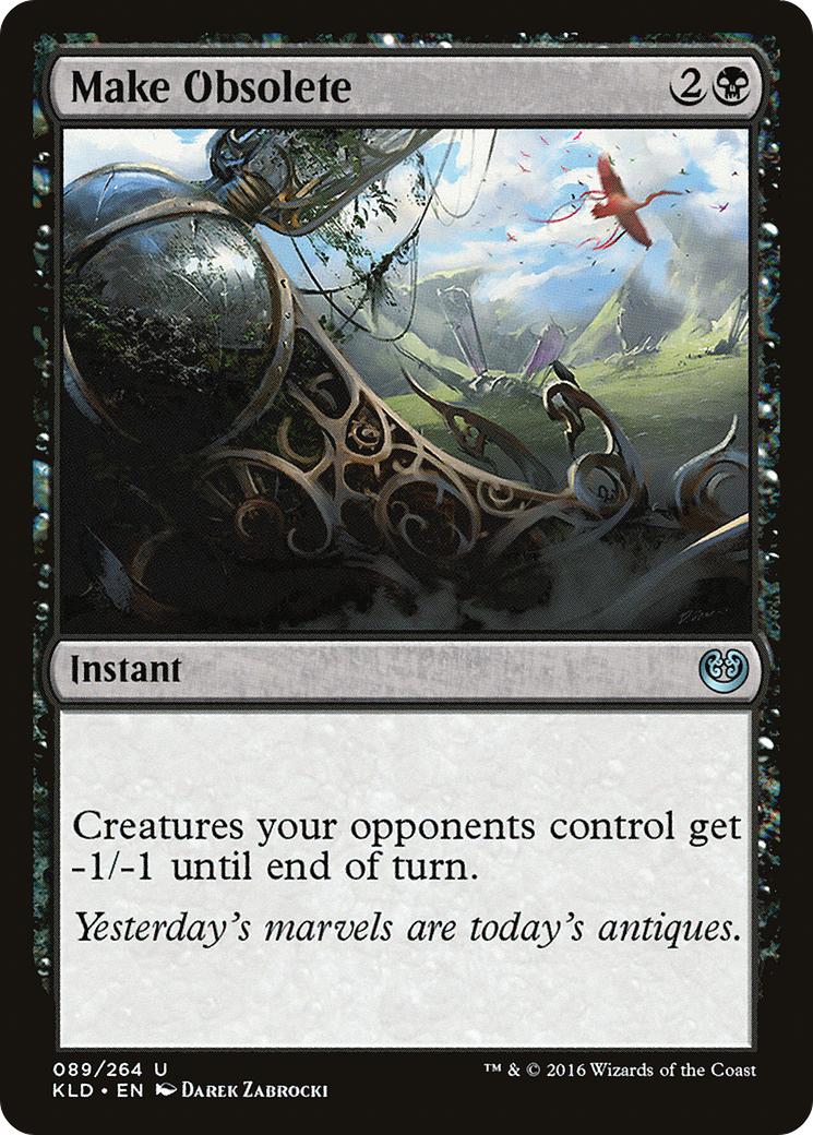 Image of Make Obsolete (KLD-089) - Kaladesh Foil
