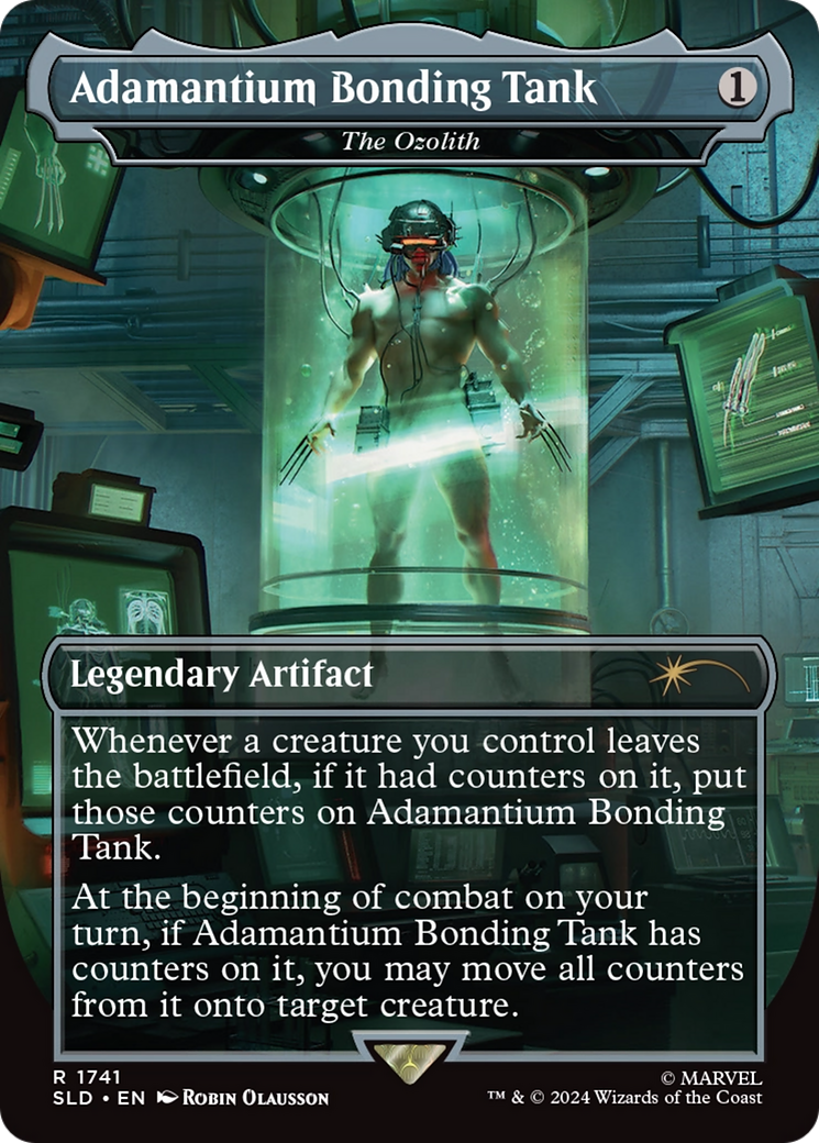 Image of Adamantium Bonding Tank - The Ozolith (SLD-1741) - Secret Lair Drop / Adamantium Bonding Tank (Borderless)