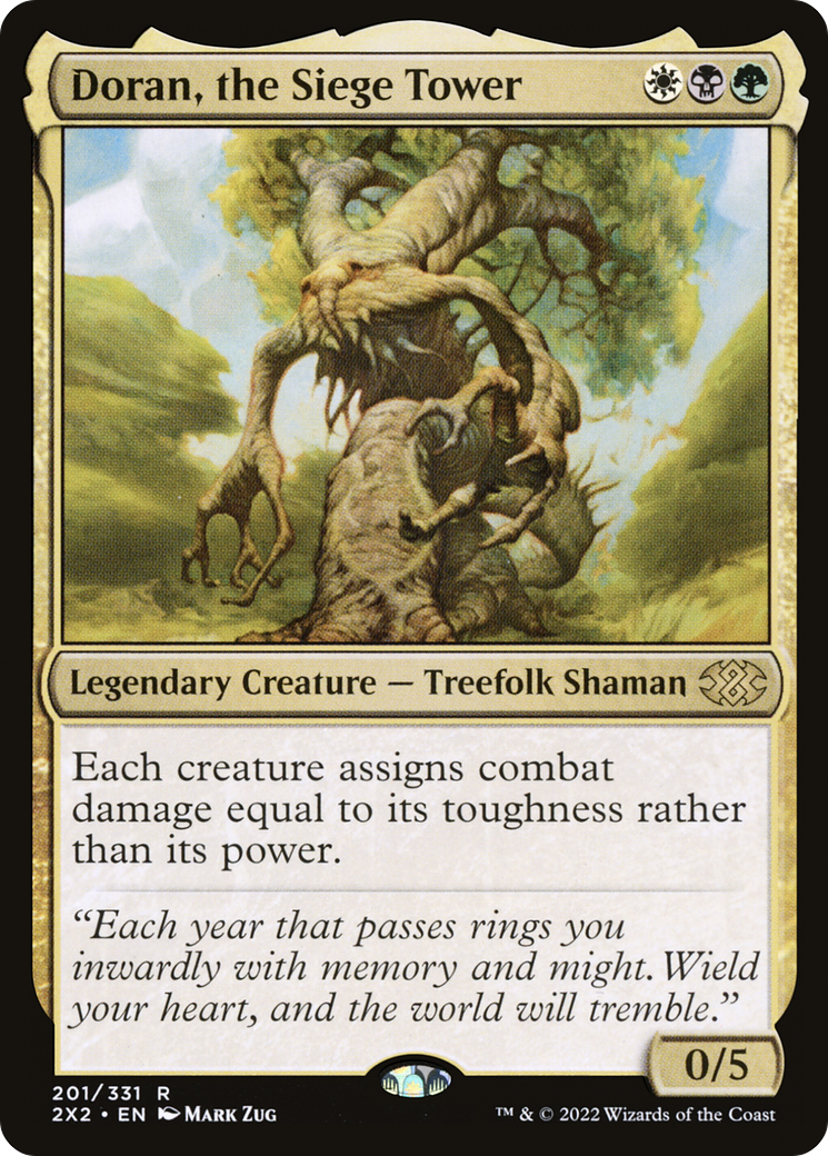 Image of Doran, the Siege Tower (2X2-201) - Double Masters 2022 Foil