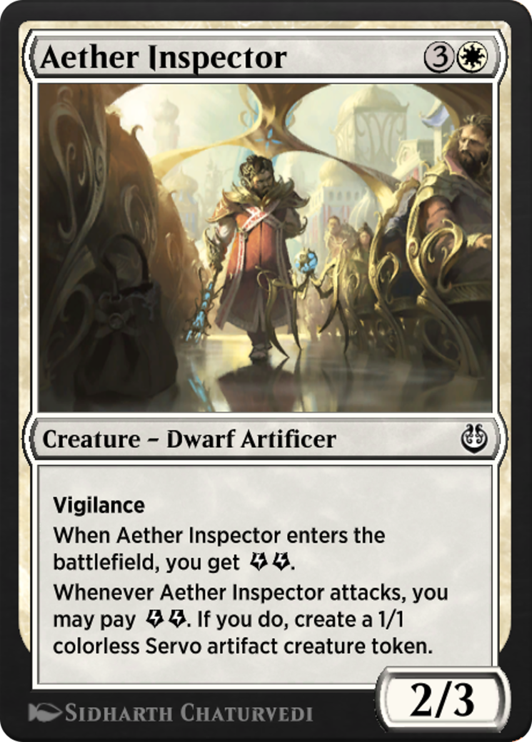 Image of Aether Inspector (KLR-003) - Kaladesh Remastered