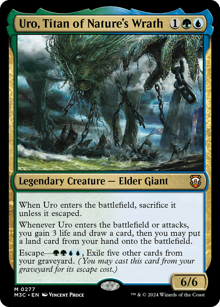 Image of Uro, Titan of Nature's Wrath (M3C-277) - Modern Horizons 3 Commander