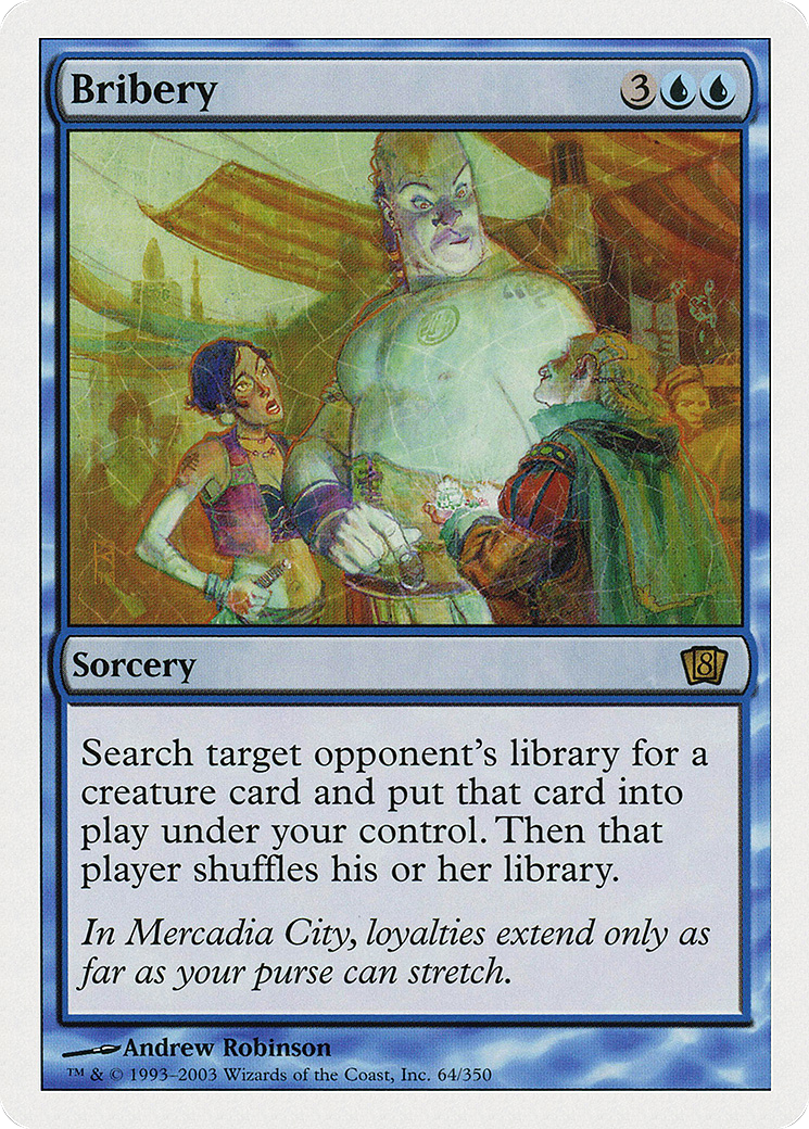Image of Bribery (8ED-064) - 8th Edition Foil