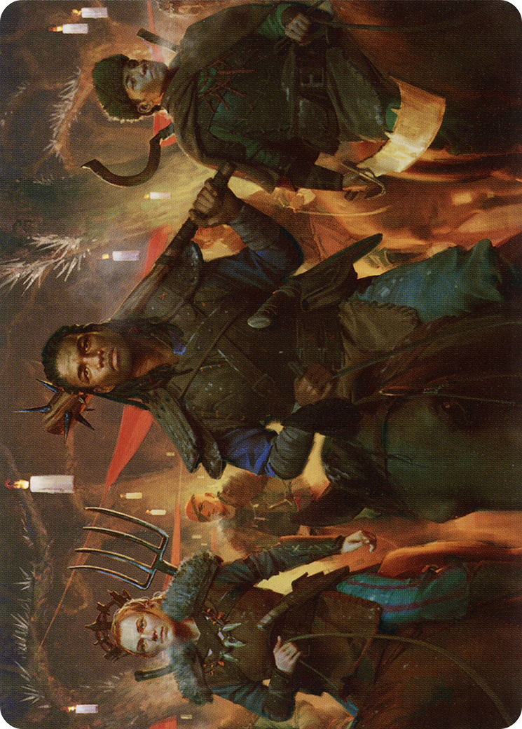 Image of Candlelit Cavalry // Candlelit Cavalry (AMID-048) - Midnight Hunt Art Series (Borderless)