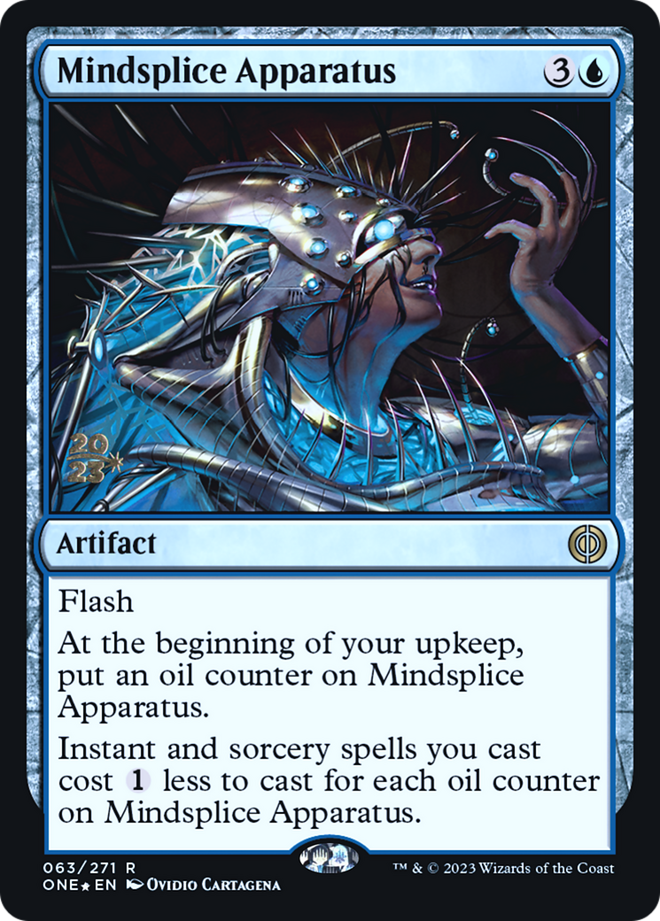 Image of Mindsplice Apparatus (PRE-063) - Phyrexia: All Will Be One Promos Foil