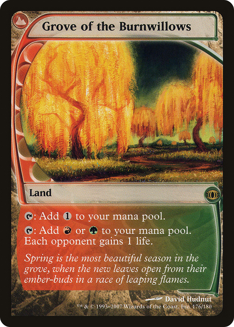 Image of Grove of the Burnwillows (FUT-176) - Future Sight Foil
