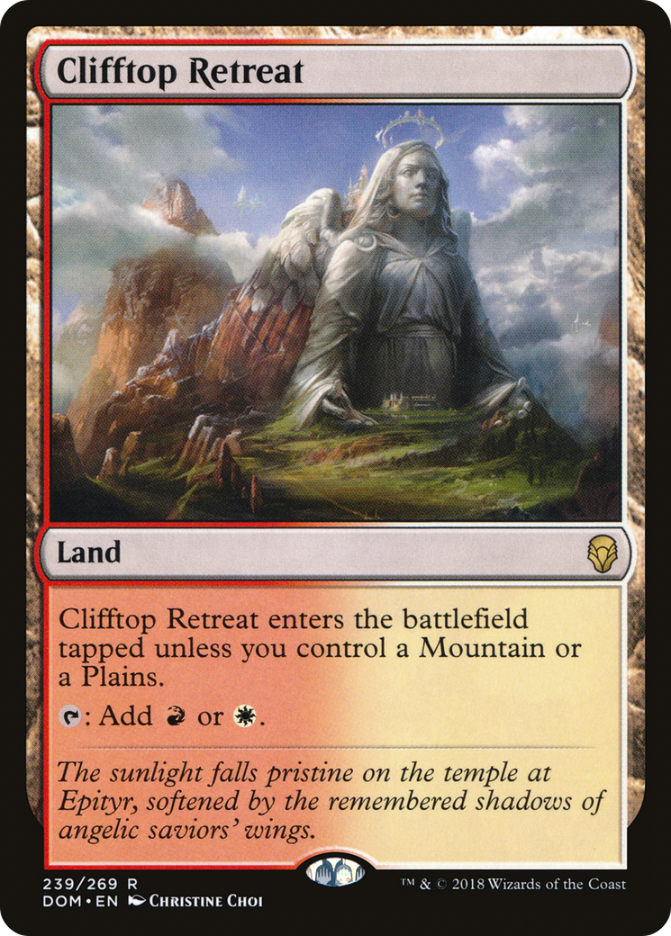 Image of Clifftop Retreat (DOM-239) - Dominaria Foil