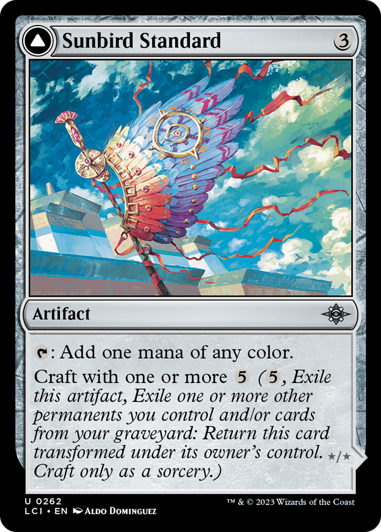 Image of Sunbird Standard (LCI-262) - The Lost Caverns of Ixalan Foil