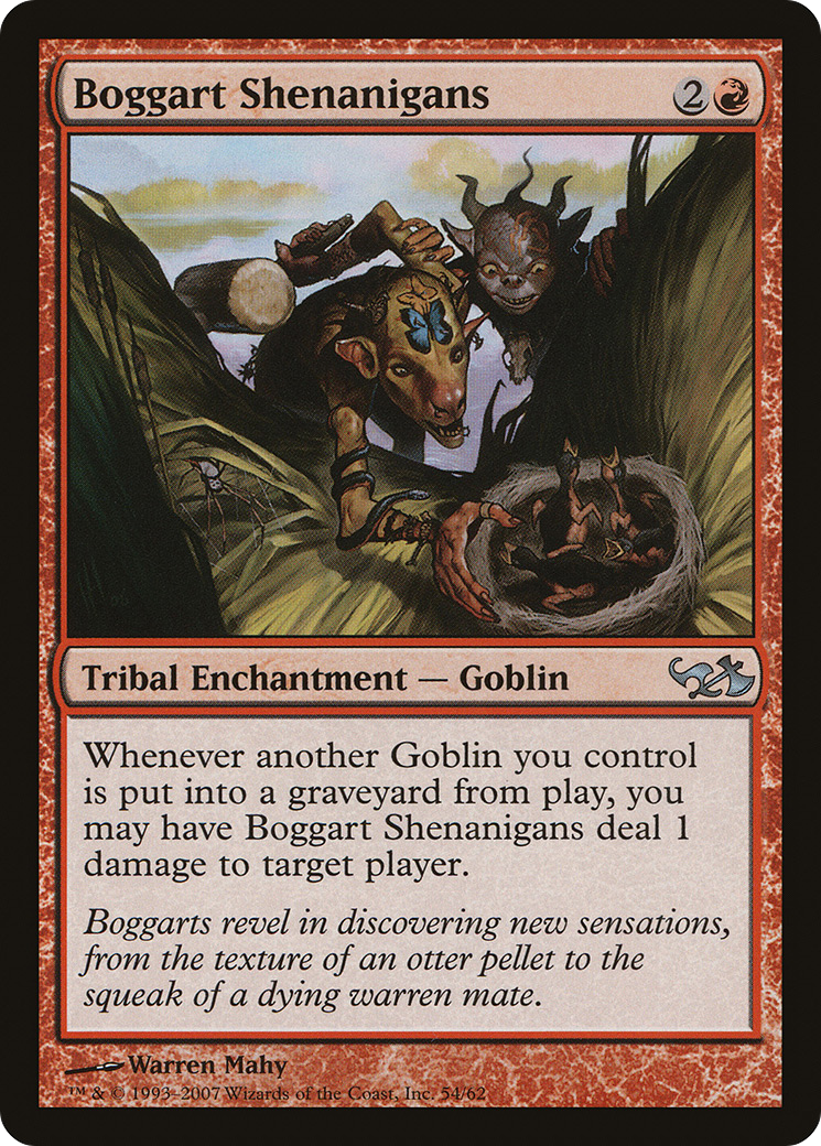 Image of Boggart Shenanigans (EVG-054) - Duel Decks: Elves vs. Goblins