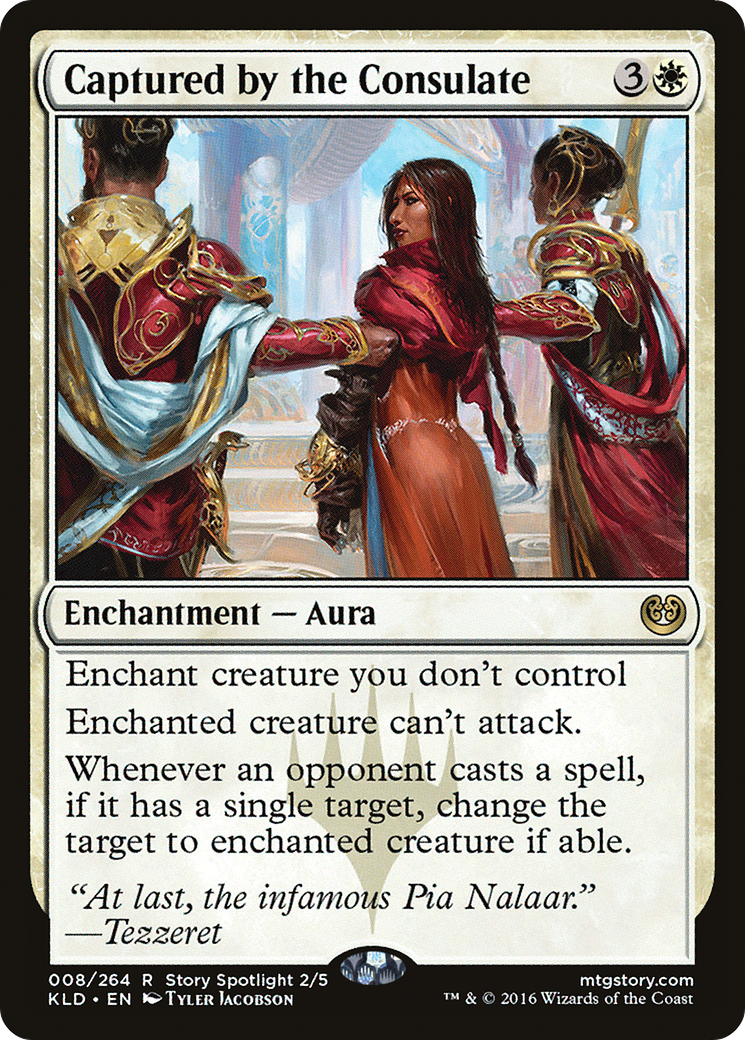 Image of Captured by the Consulate (KLD-008) - Kaladesh Foil