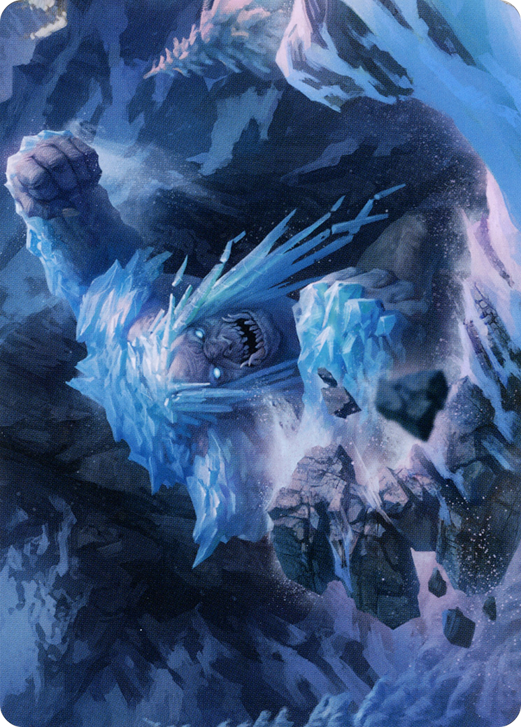 Image of Icehide Troll // Icehide Troll (ASKHM-046) - Art Series: Kaldheim (Borderless)