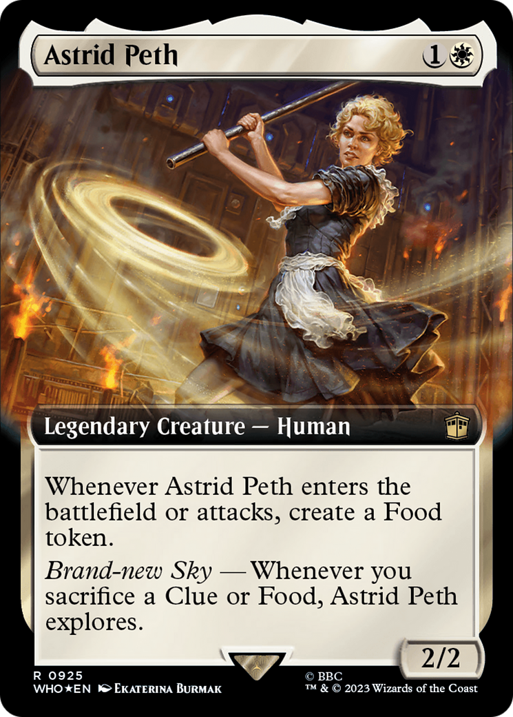 Image of Astrid Peth (Extended Art) (Surge Foil) (WHO-925) - Doctor Who: (Extended Art) Foil