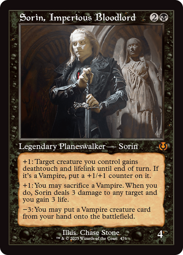 Image of Sorin, Imperious Bloodlord (Retro Frame) (INR-476) - Innistrad Remastered Foil