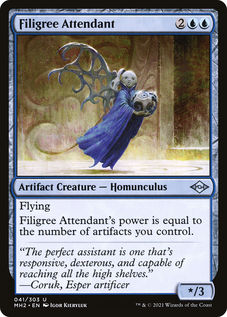 Image of Filigree Attendant (MH2-041) - Modern Horizons 2